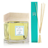 Elegant Acqua Dell'Elba diffuser in Isola Di Montecristo, 500ml, refreshing scent in a glass bottle with wooden cap.