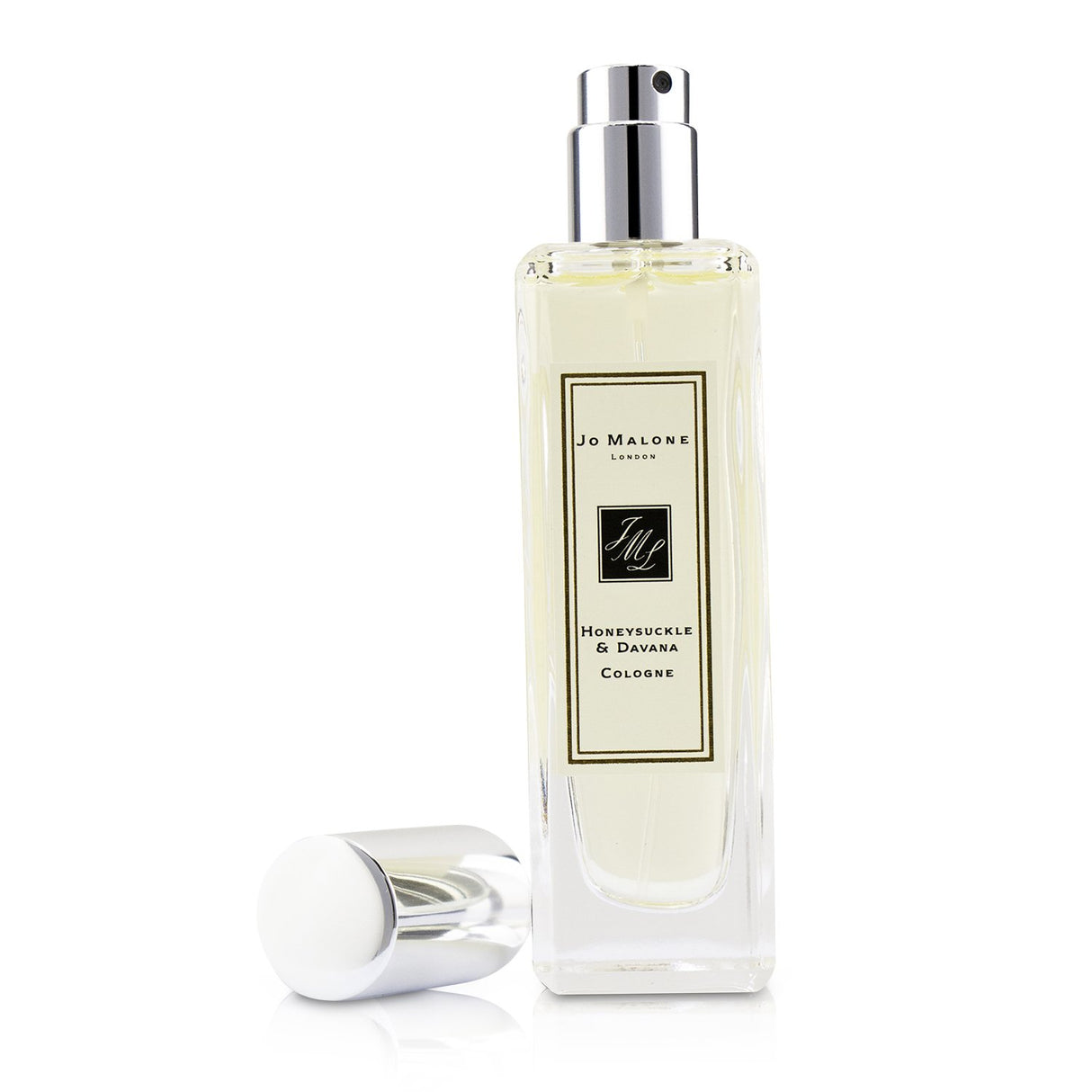 Jo Malone Honeysuckle & Davana Cologne Spray in 30ml, a floral fragrance with sweet honeysuckle and fruity davana notes.