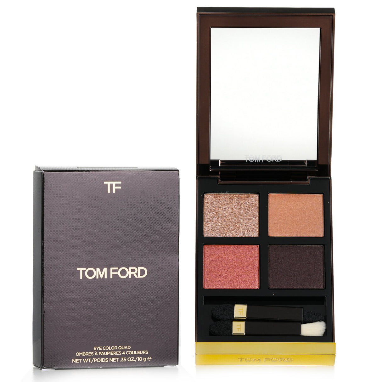 Tom Ford Eye Color Quad in #20 Disco Dus featuring four luxurious shades for versatile eye makeup looks.