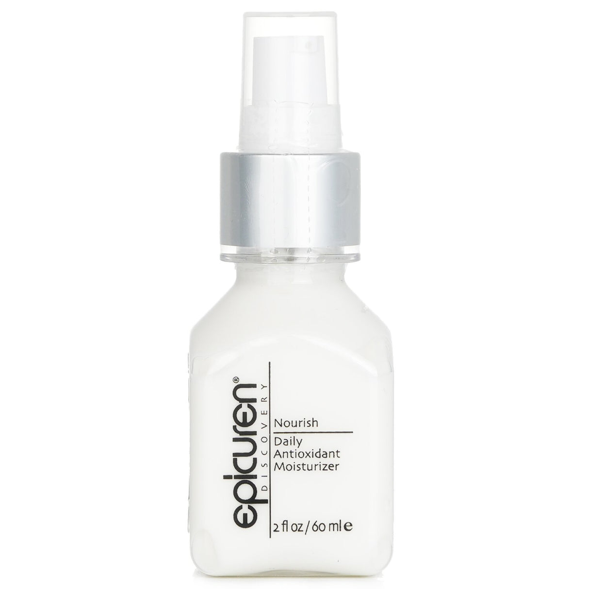 Epicuren Nourish Daily Antioxidant Moisturizer, 60ml, for combination and sensitive skin, featuring Jojoba, Wheat Germ, and Kukui Nut oils.