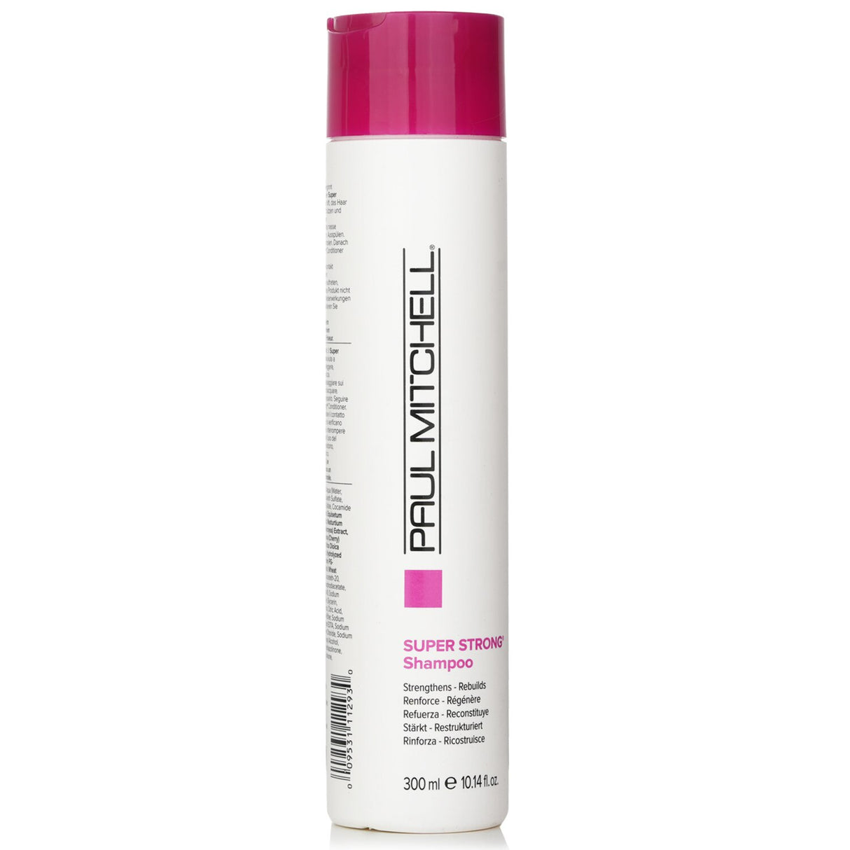 Paul Mitchell Super Strong Shampoo in a 300ml bottle, designed to strengthen and rebuild damaged hair for vibrant, healthy locks.