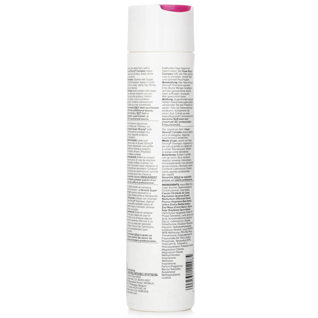 Paul Mitchell Super Strong Conditioner in 300ml, designed to strengthen, rebuild, and nourish damaged hair while protecting from UV rays.