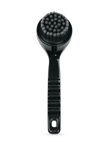 Manicare Facial Cleansing Brush with soft nylon bristles, designed for gentle, deep cleaning of all skin types.