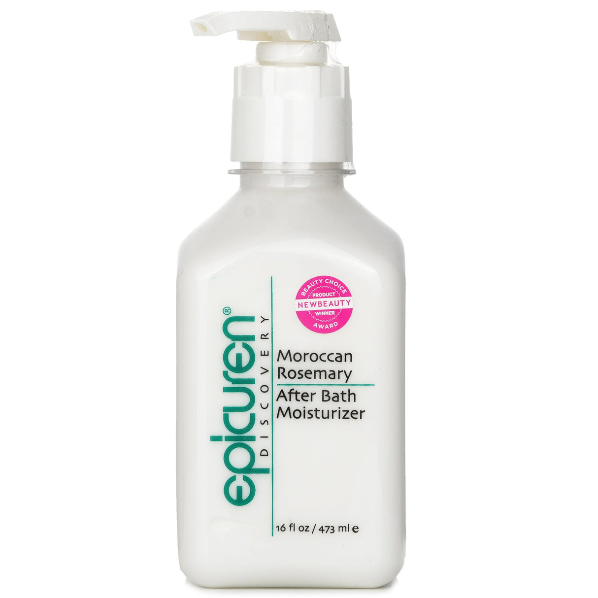 Epicuren After Bath Moisturizer in Moroccan Rosemary, 500ml, hydrates and nourishes skin with exotic oils and shea butter.