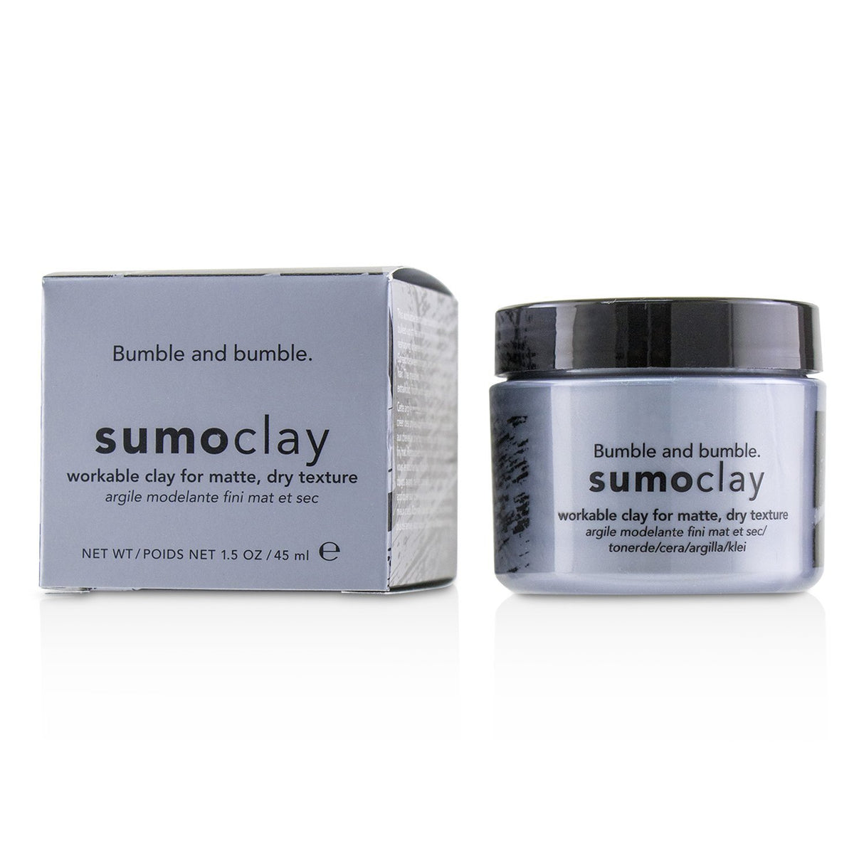 Bumble and Bumble Bb. Sumoclay 45ml for flexible hold and matte texture, ideal for all hair types and lengths.