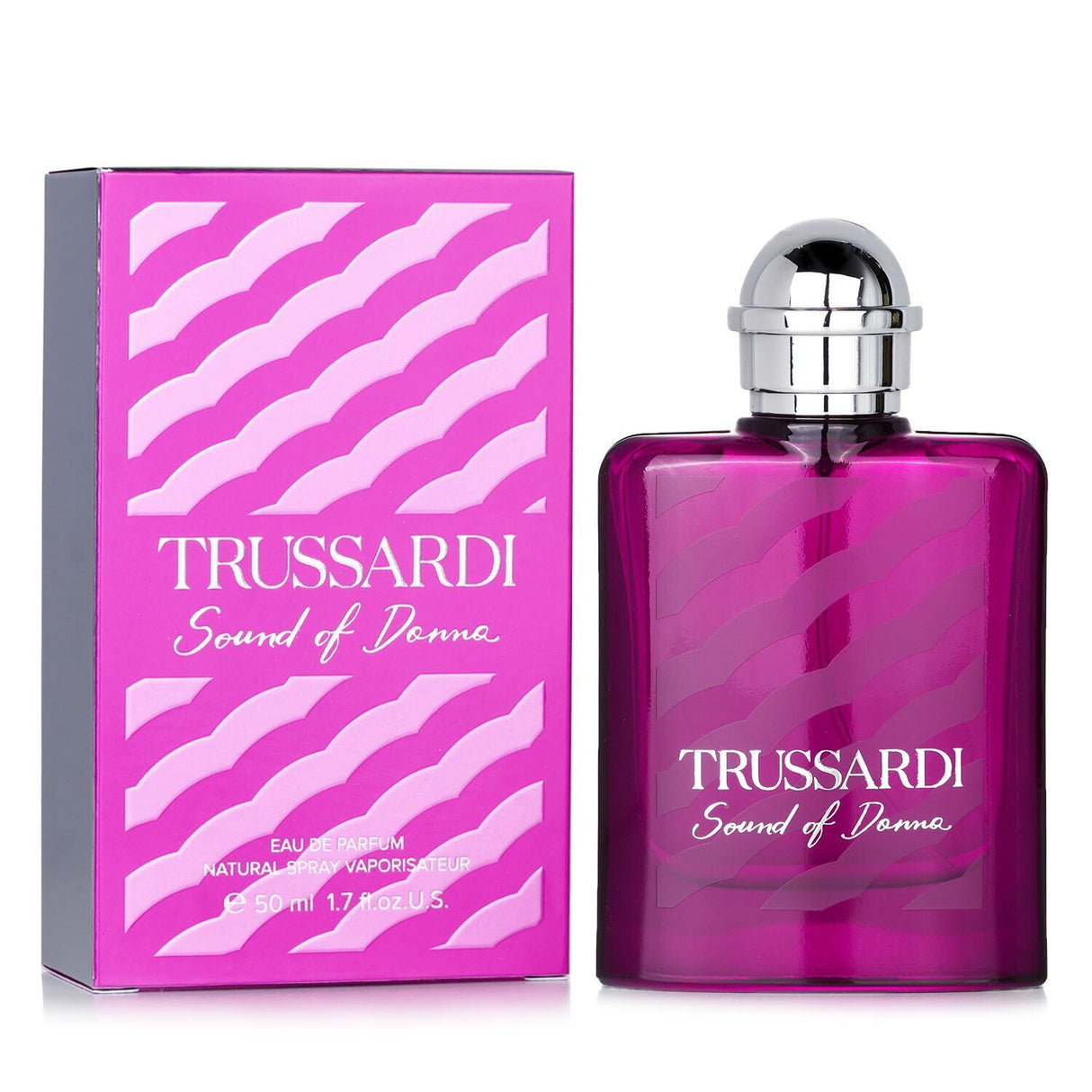 Trussardi - Sound Of Donna Eau De Parfum Spray in a 50ml bottle, featuring a floral and earthy fragrance for modern women.