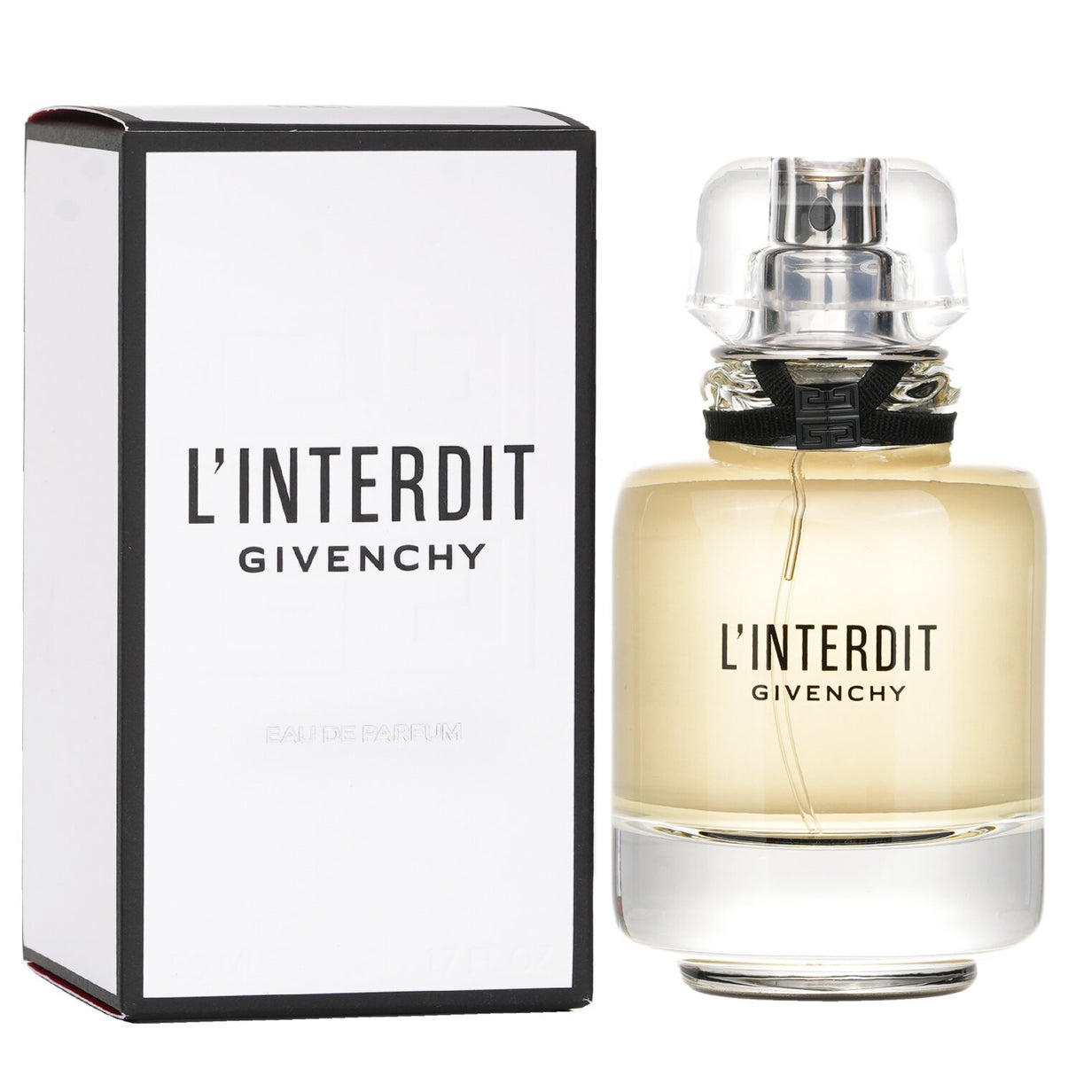 Givenchy L'Interdit Eau De Parfum Spray 50ml features earthy florals and dark notes, perfect for modern women's elegance.