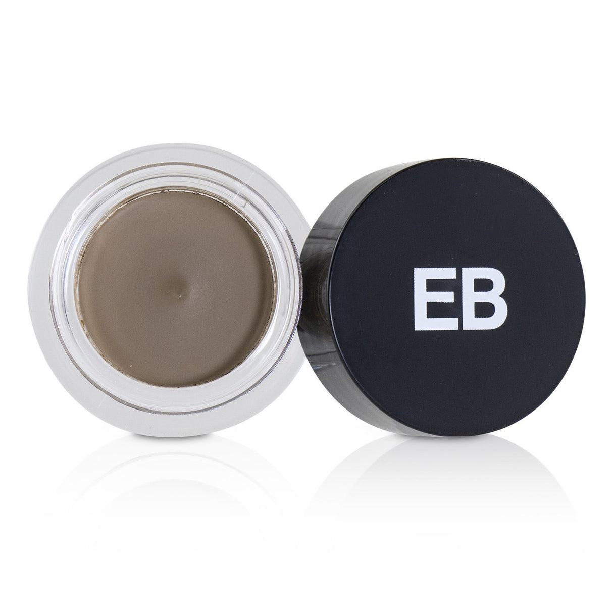 Light taupe brow pomade for fuller, defined eyebrows; self-setting formula ensures long-lasting hold and easy application.