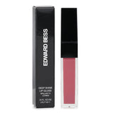 Elegant Edward Bess Deep Shine Lip Gloss in #French Lace, 7ml, provides vibrant color, satiny finish, and moisture for luscious lips.