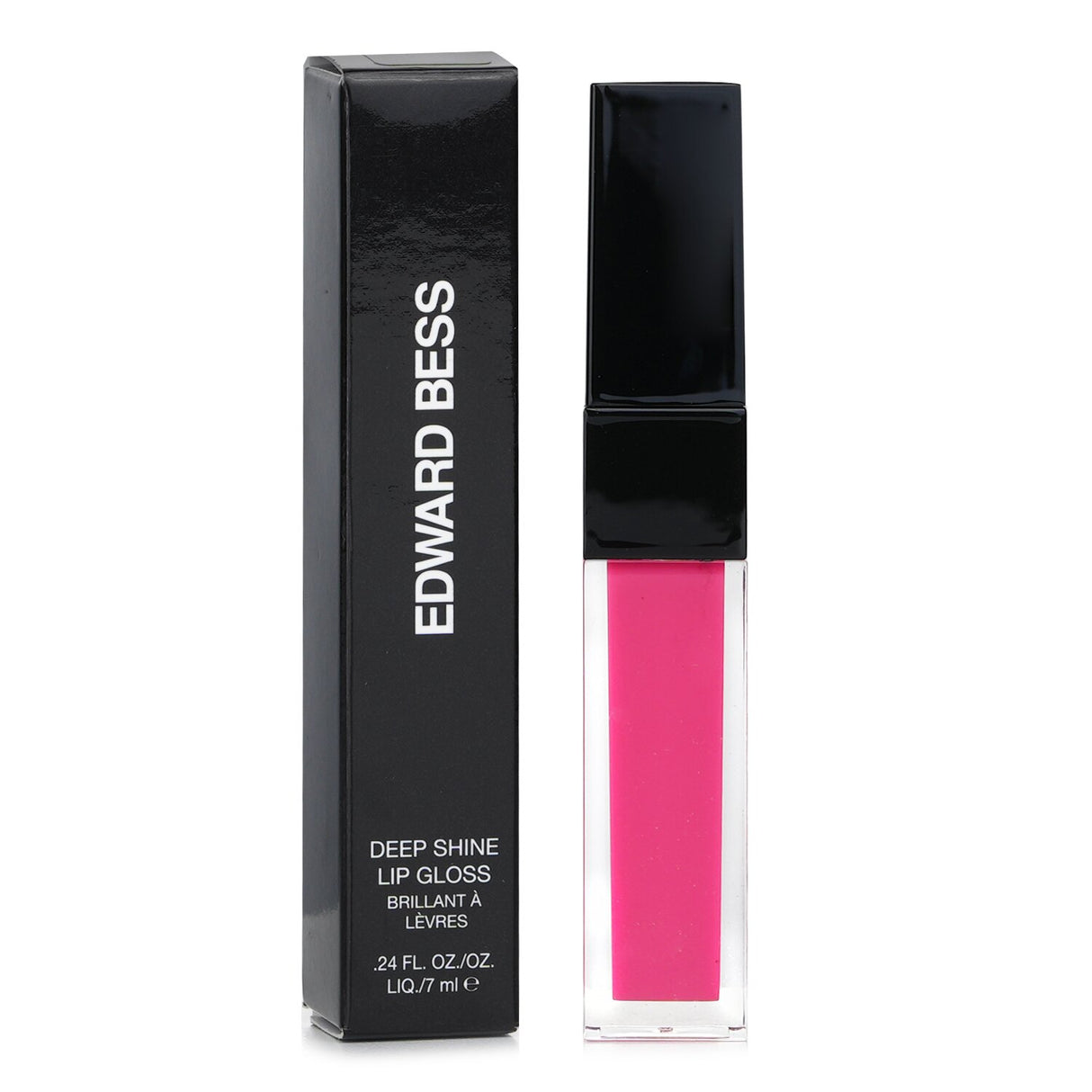 Edward Bess Deep Shine Lip Gloss in #First Kiss, offering vibrant color, moisture, and a seductive shine for irresistible lips.