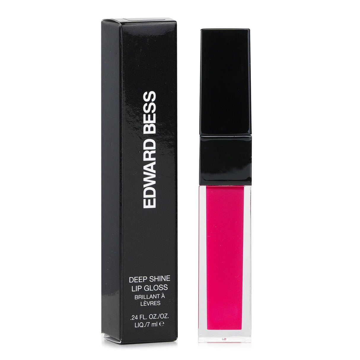 Luxurious Edward Bess Deep Shine Lip Gloss in #Amor, offering vibrant color, moisture, and a satiny finish for a seductive pout.