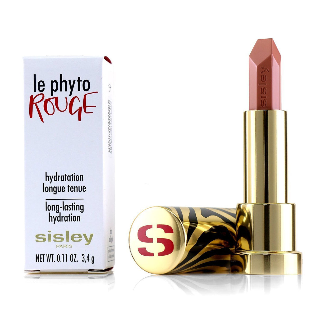 Sisley Le Phyto Rouge #10 Beige Jaipur lipstick offers intense color, hydration, and a luminous satin finish for all skin tones.