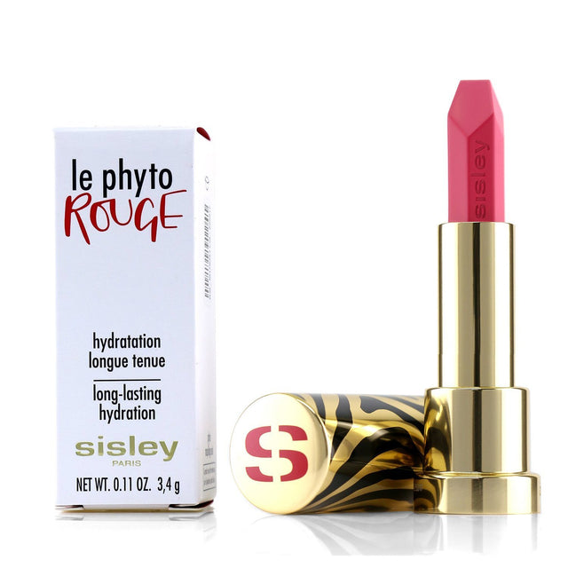 Sisley Le Phyto Rouge Lipstick #23 Rose Delhi, offering vibrant color, hydration, and a satin finish for luscious lips.