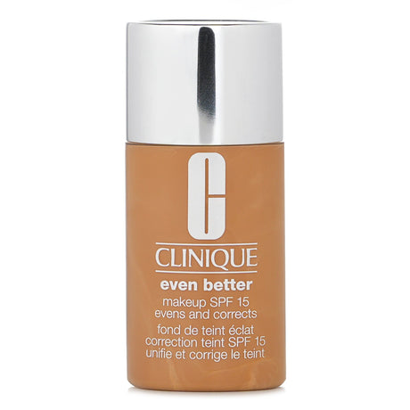 Clinique Even Better Makeup SPF15, a lightweight foundation for dry to combination oily skin, offers coverage and sun protection.