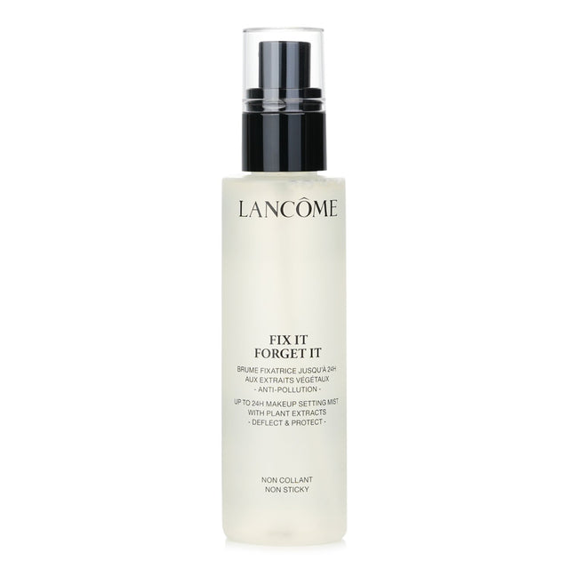 Lancome Fix It Forget It Setting Mist is a hydrating spray for long-lasting, fresh makeup with antioxidant-rich ingredients.