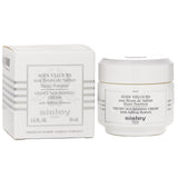 Luxurious 50ml nourishing cream with saffron flowers, revitalizing and hydrating, suitable for all skin types.