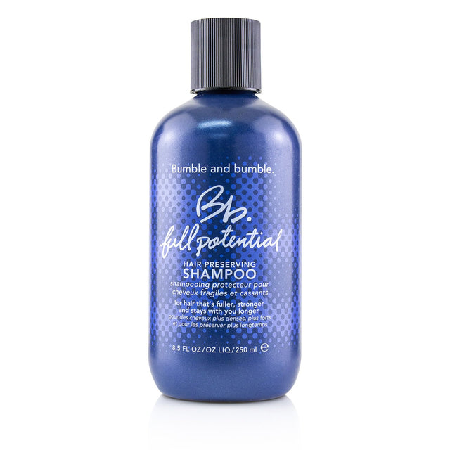 Bumble and Bumble Full Potential Shampoo for fine, thinning hair; promotes strength, elasticity, and a healthy scalp.