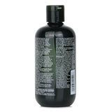 Moisturizing shampoo for dry hair with lavender, tea tree, and mint for soothing, cleansing, and detangling.