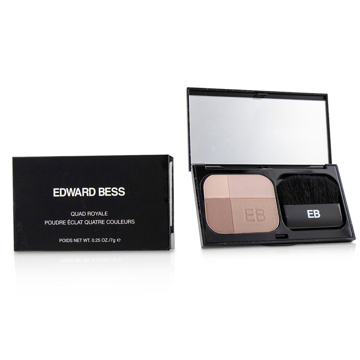 Compact featuring four harmonious shades for a radiant, lifted complexion; perfect for everyday or special occasions.