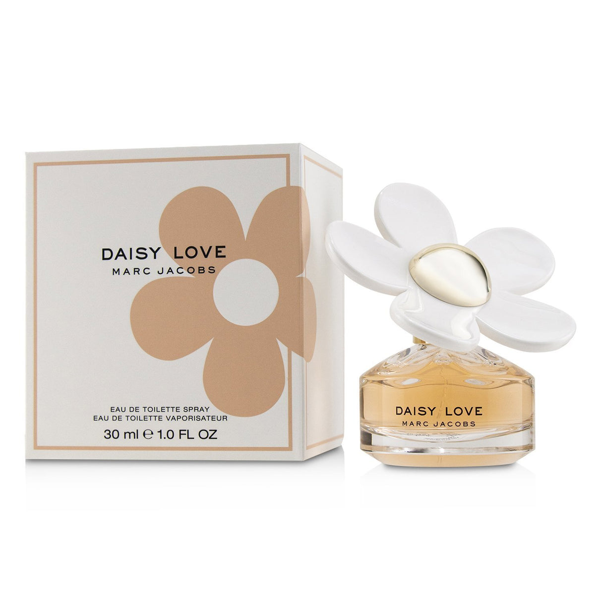 Marc Jacobs Daisy Love Eau De Toilette Spray 30ml, a floral fruity woody fragrance with notes of cloudberry, daisy, driftwood, and musk.