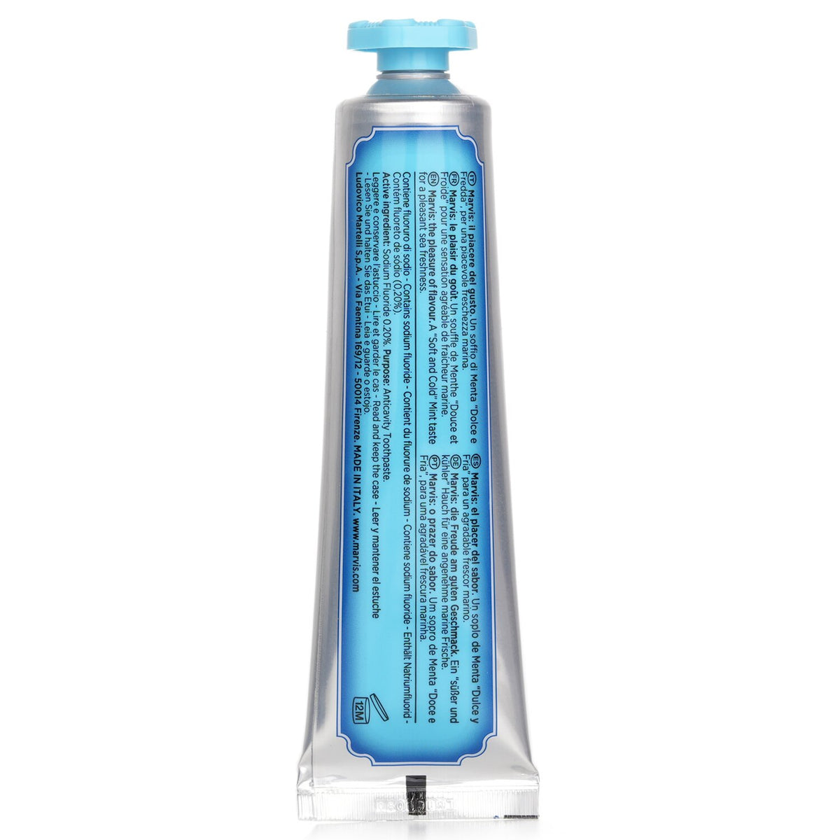 Marvis Aquatic Mint Toothpaste With Xylitol  85ml/4.5oz