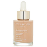 Clarins Skin Illusion Hydrating Foundation SPF 15 in #107 Beige offers a radiant, natural finish with UV protection in a lightweight formula.