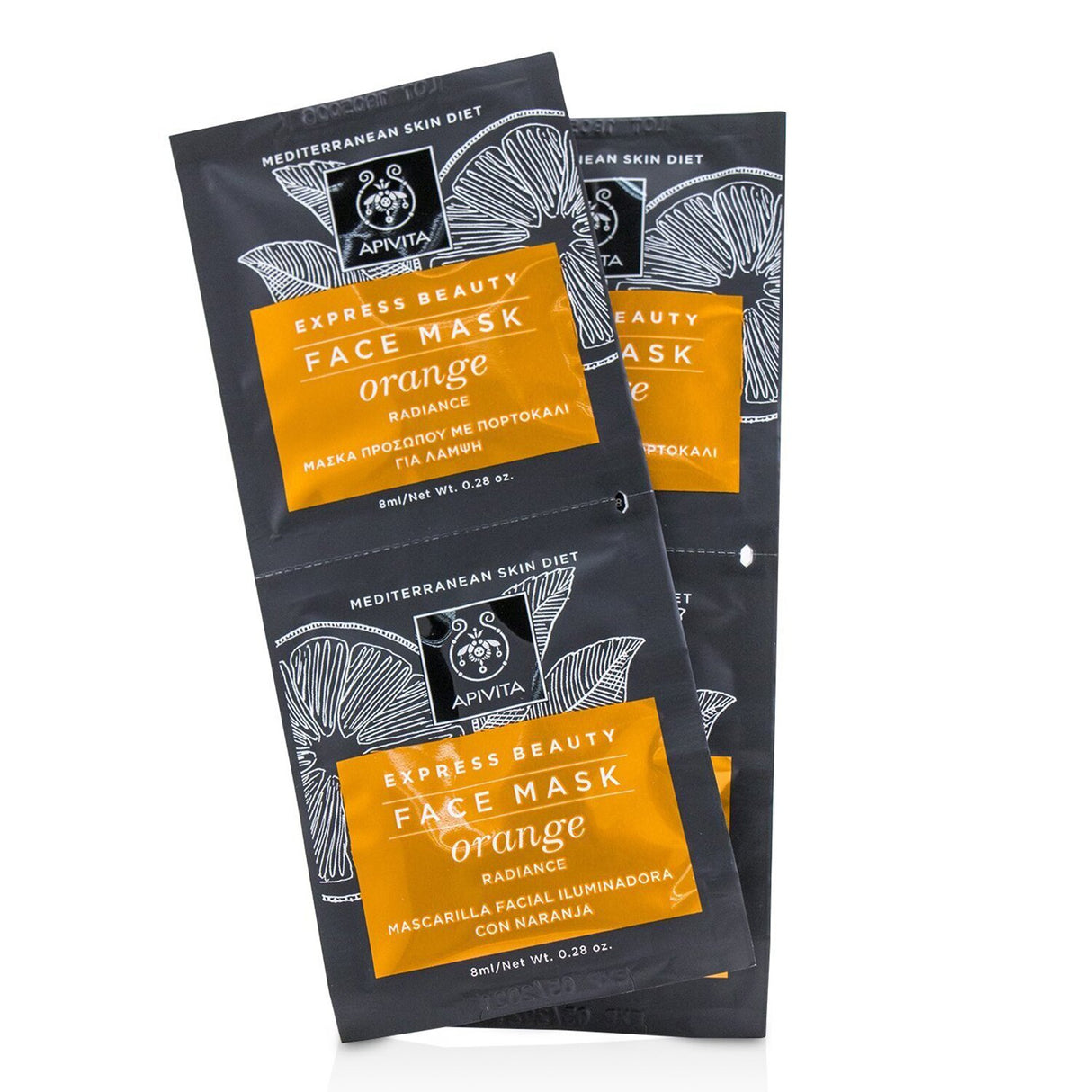 Apivita - Express Beauty Face Mask with Orange (Radiance)  - 6x(2x8ml)