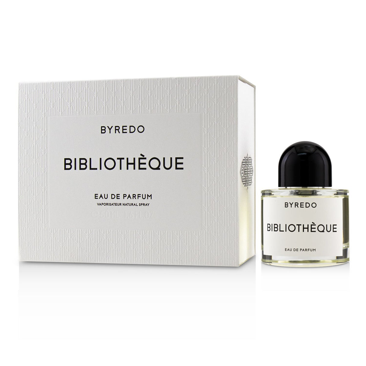 Byredo Bibliotheque Eau De Parfum Spray in a 50ml bottle, featuring floral and woody notes for an enchanting unisex fragrance.