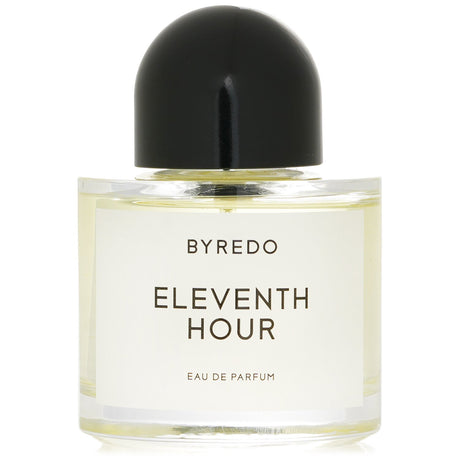 Byredo Eleventh Hour Eau De Parfum Spray in 100ml, featuring bergamot, wild fig, and cashmere wood for a warm, fruity fragrance.