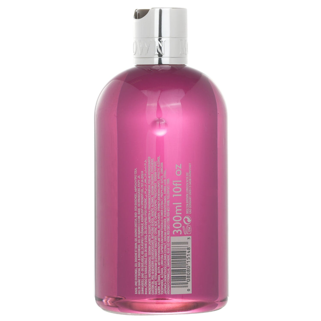 Luxurious Molton Brown Fiery Pink Pepper Bath & Shower Gel, 300ml; a fragrant, revitalizing wash for soft, clean skin.
