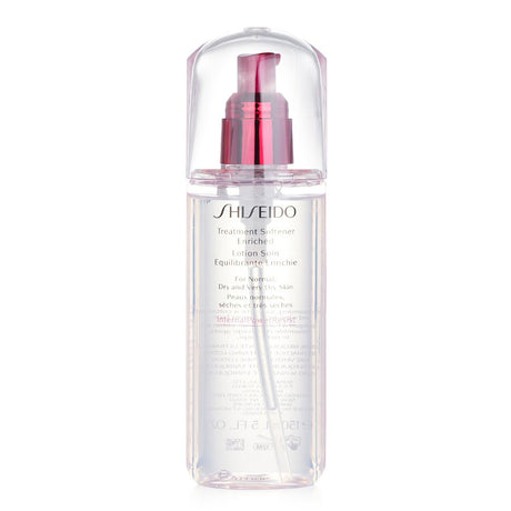 Shiseido Defend Beauty Treatment Softener Enriched 150ml: a luxurious lotion that provides 24-hour hydration and enhances skin resilience.