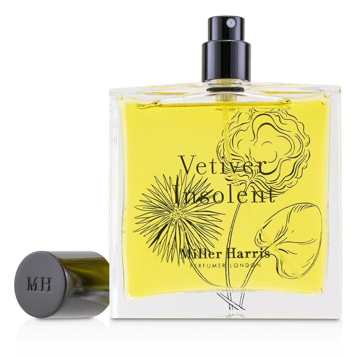 Miller Harris Vetiver Insolent Eau De Parfum: a unisex woody spicy fragrance with fresh bergamot and earthy vetiver notes.