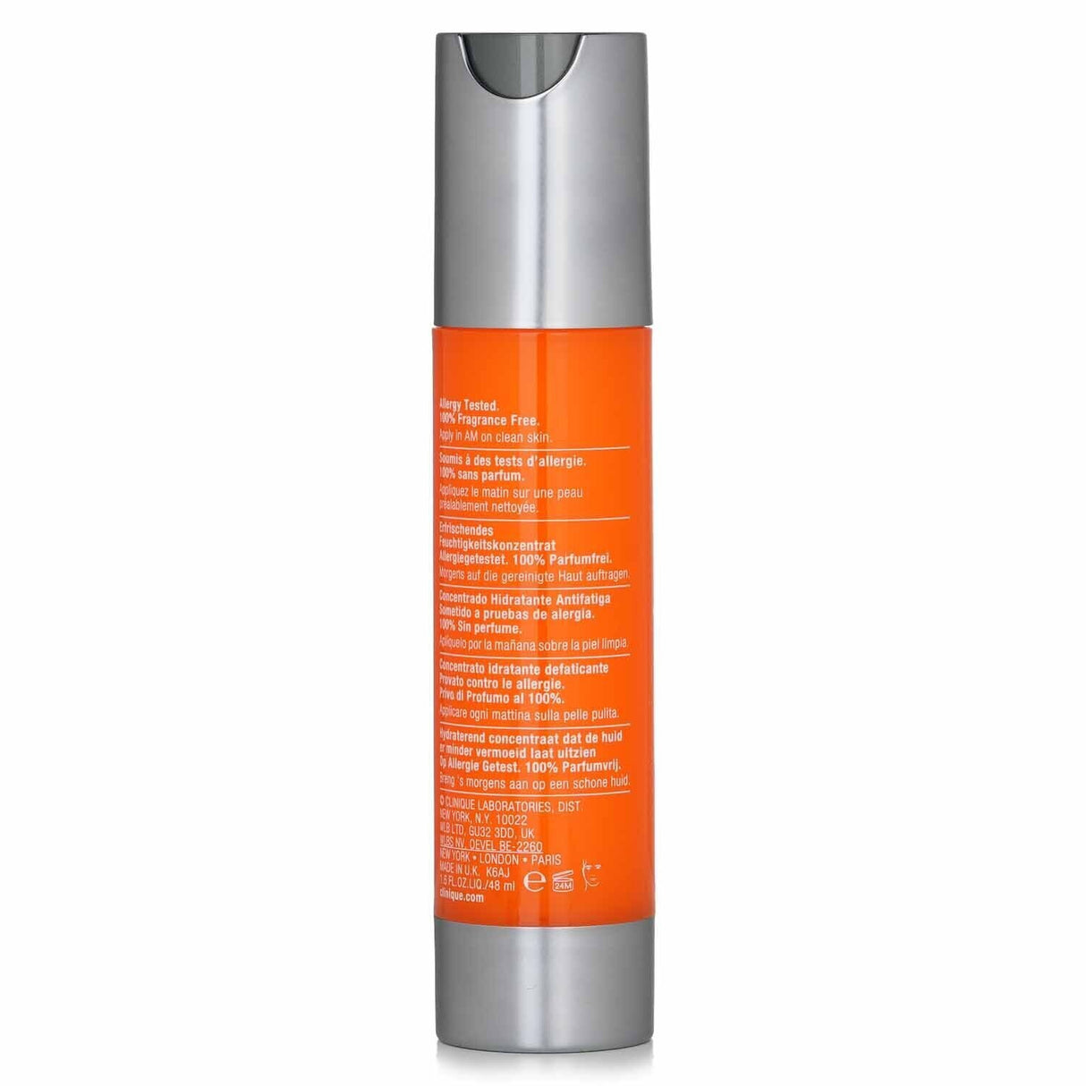 Clinique Super Energizer Anti-Fatigue Hydrating Concentrate SPF 40 offers hydration and defense against aging and UV damage.