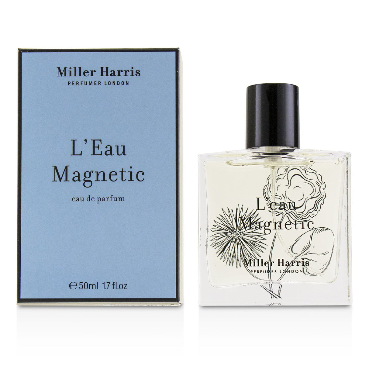 Miller Harris L'Eau Magnetic Eau De Parfum, a captivating unisex fragrance with fruity notes and a warm, sensual base.