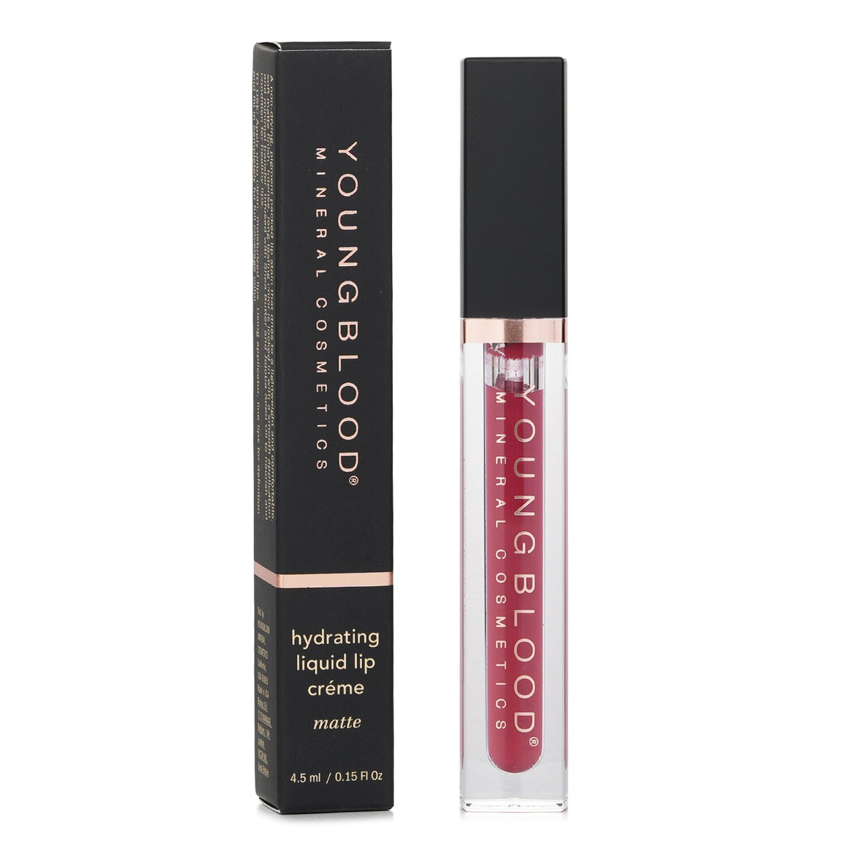 Youngblood Hydrating Liquid Lip Creme in # La Dolce Vita offers a matte finish with nourishing Shea Butter and Jojoba Oil.