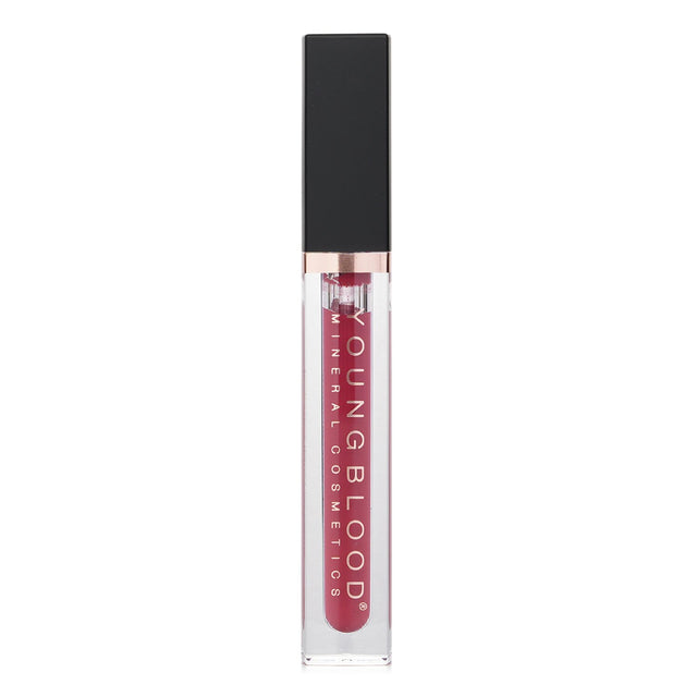 Youngblood Hydrating Liquid Lip Creme in #La Dolce Vita, a vegan matte lip color with nourishing Shea Butter and Jojoba Oil.