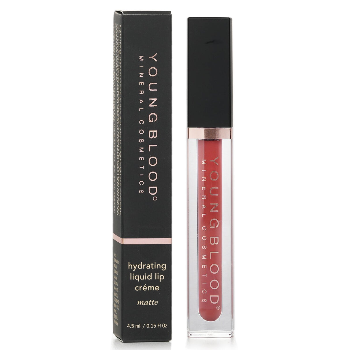 Youngblood Hydrating Liquid Lip Creme in #Velvet Dream, a vegan matte lip color that hydrates and nourishes lips.