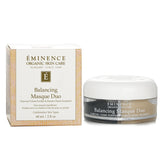 Eminence Balancing Masque Duo, featuring Charcoal T-Zone Purifier for detoxifying and Pomelo Cheek Treatment for hydration.