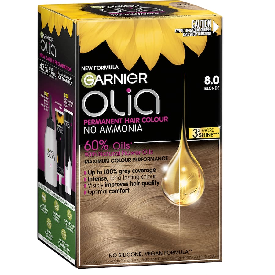 Garnier Olia Hair Colour Blonde 8.0 - 1pack