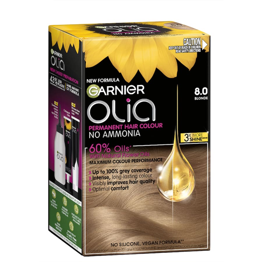 Garnier Olia Hair Colour Blonde 8.0 - 1pack