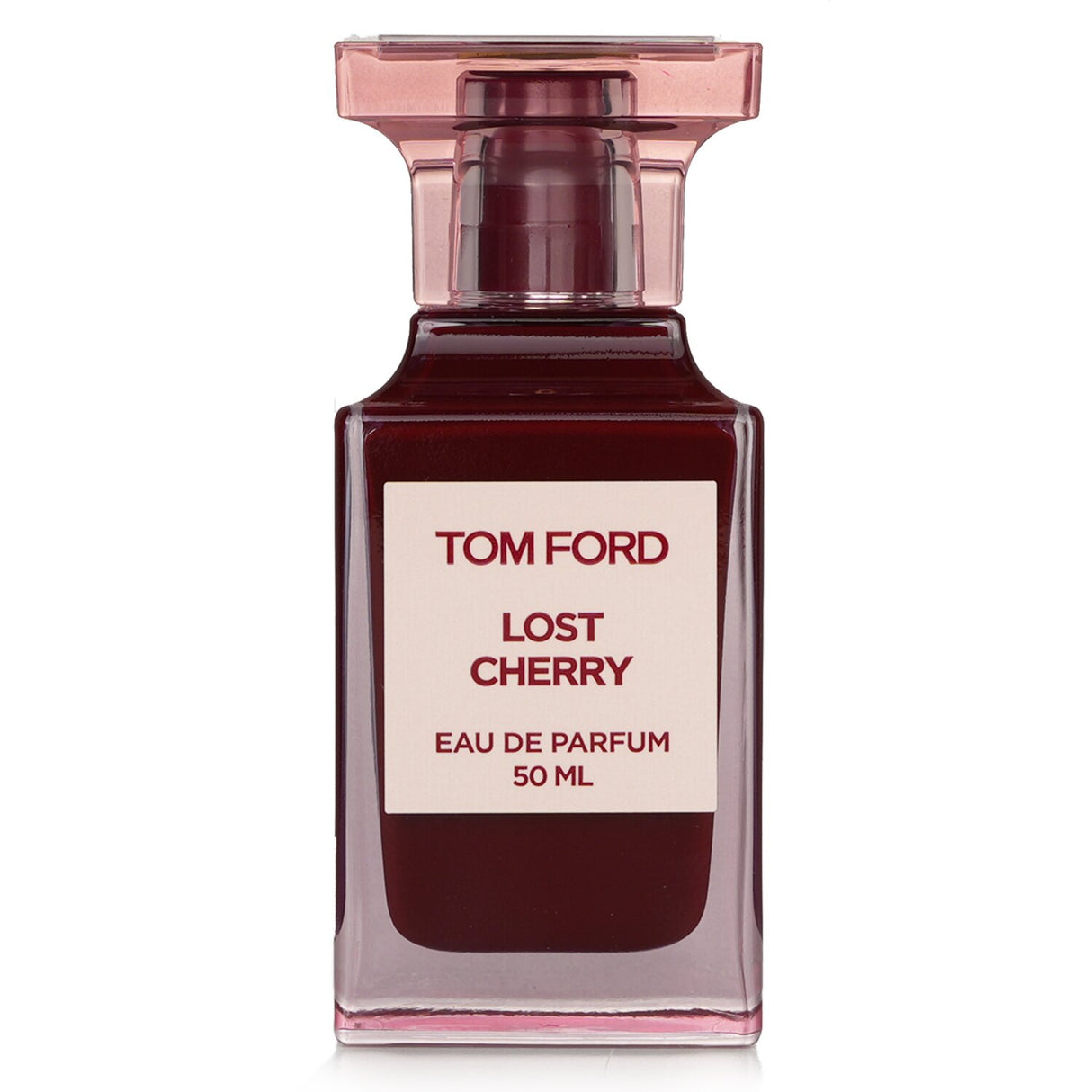 Tom Ford's Private Blend Lost Cherry Eau De Parfum, 50ml, features seductive floral notes of cherry, rose, and sandalwood.