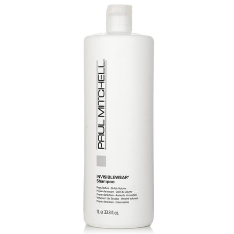 Lightweight volumizing shampoo from Paul Mitchell, infused with velvet flower for healthy, bouncy hair, 1000ml.