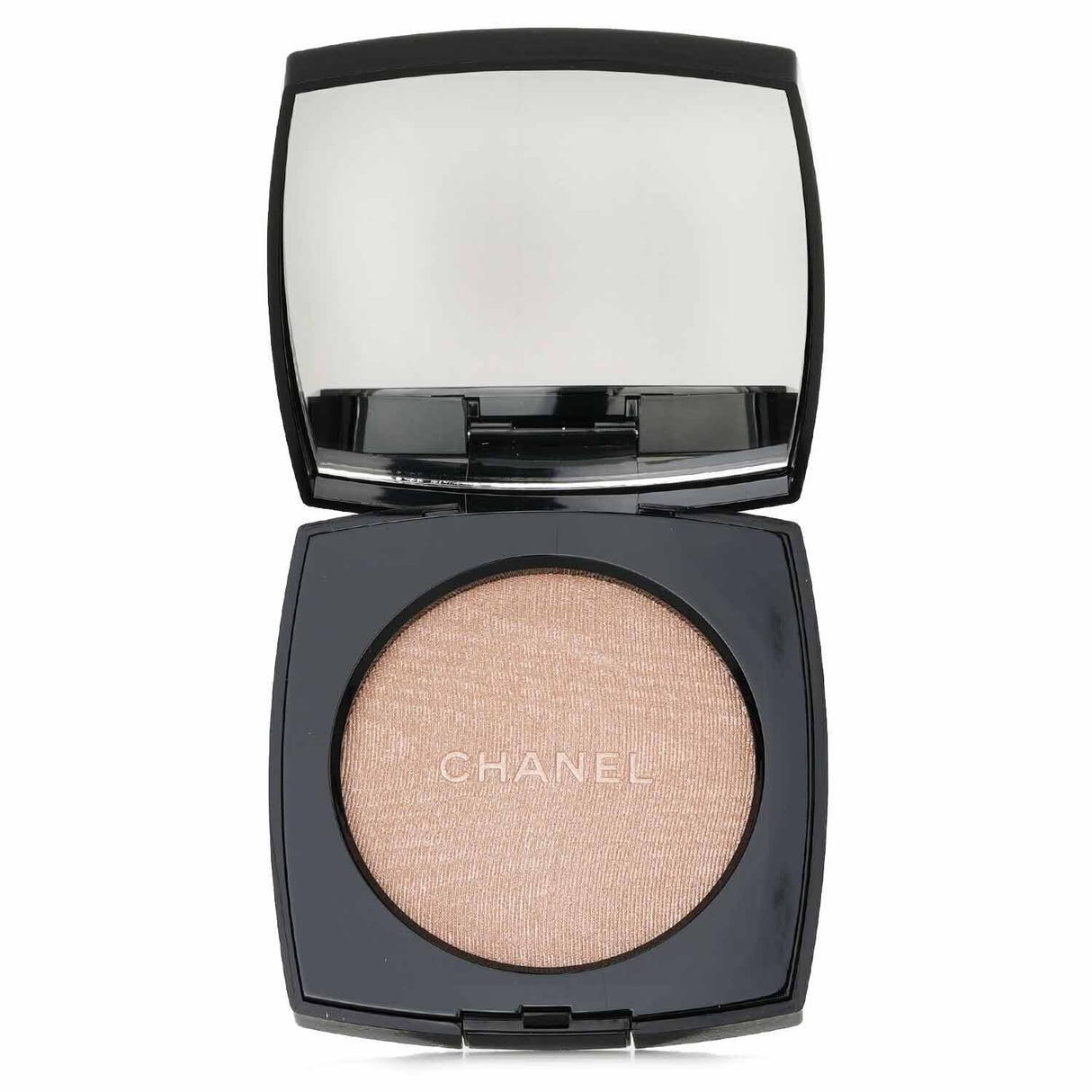 Chanel Poudre Lumiere Highlighting Powder #10 Ivory Gold, 8.5g compact, offers a lightweight, radiant glow for all skin types.