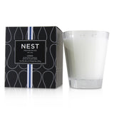 Nest Scented Candle in Linen, 230g, offers a crisp aroma, burns for 50 hours, and enhances relaxation in any space.