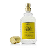 Refreshing 4711 Acqua Colonia Lemon & Ginger Eau De Cologne Spray bottle, 50ml, featuring vibrant citrus and spice notes.