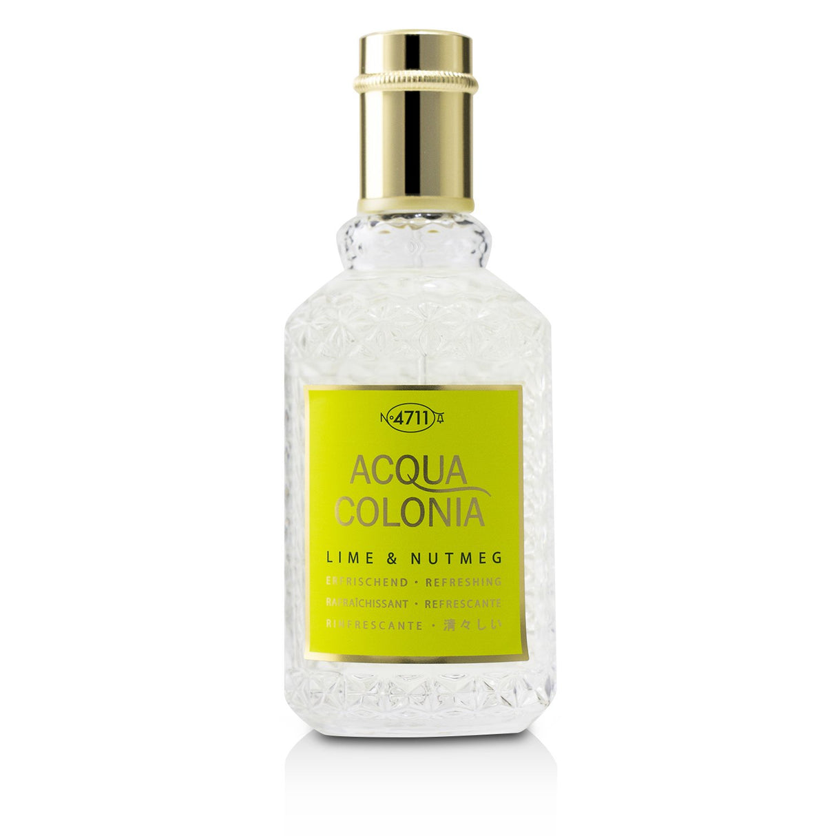 Refreshing 4711 Acqua Colonia Lime & Nutmeg Eau De Cologne Spray, a citrus aromatic scent for men and women, 50ml.