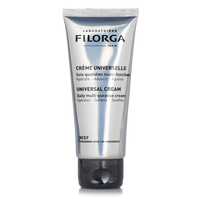 Filorga Universal Cream in a 100ml tube, a daily multi-purpose treatment for deep hydration and skin rejuvenation for face and body.