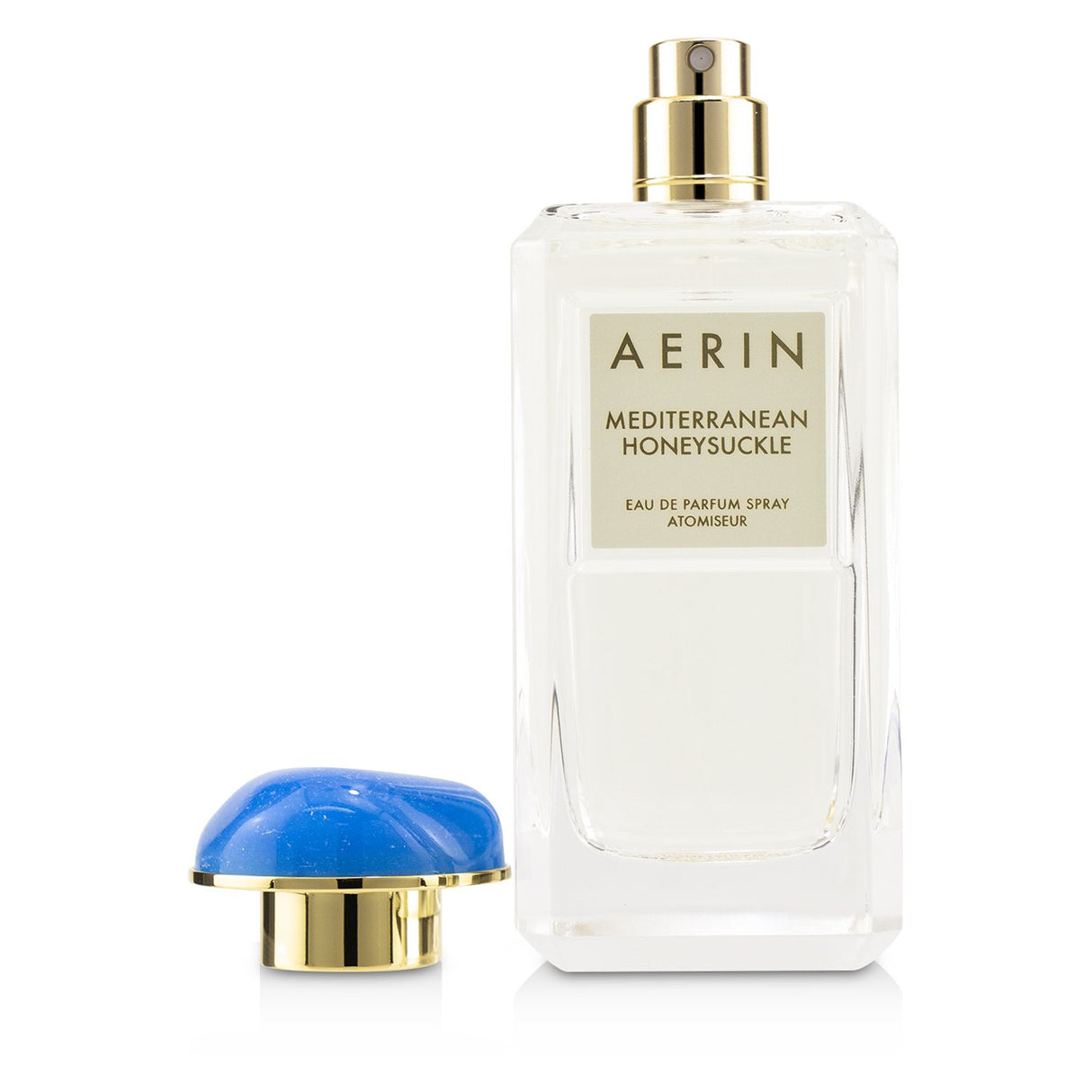 Aerin Mediterranean Honeysuckle Eau De Parfum, a floral citrus fragrance with honeysuckle and bergamot notes, perfect for daytime use.