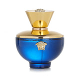 Versace Dylan Blue Eau De Parfum 100ml: A floral fruity woody fragrance for modern women, perfect for spring or summer wear.