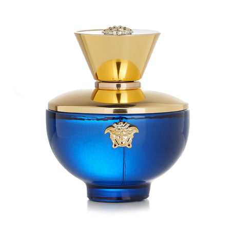 Versace Dylan Blue Eau De Parfum 100ml: A floral fruity woody fragrance for modern women, perfect for spring or summer wear.